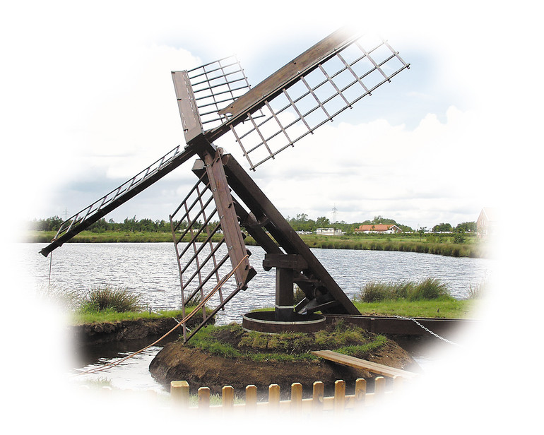 (7) Fluttermühle (Wasserschöpfmühle)